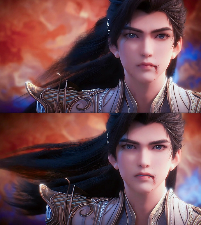 Côn Bằng Tử và Thạch Hạo trong một khung cảnh hoành tráng