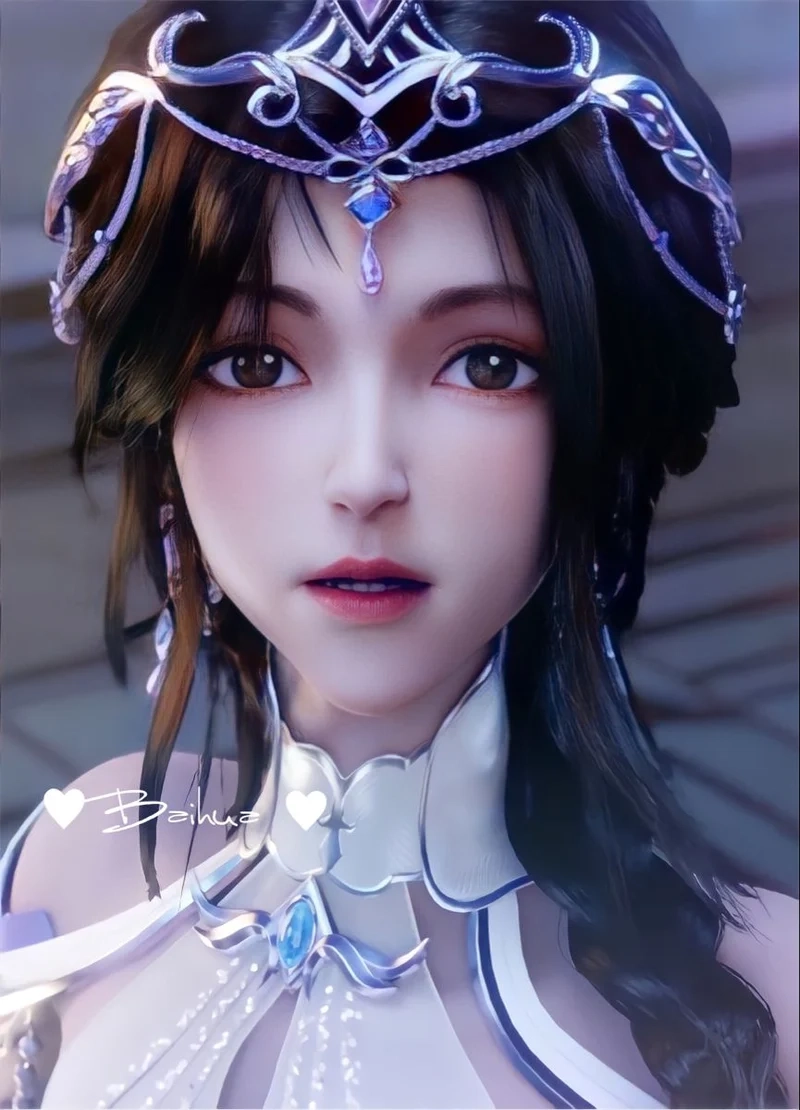 Chiêm ngưỡng Bạch Nguyệt anime phong cách tuyệt vời