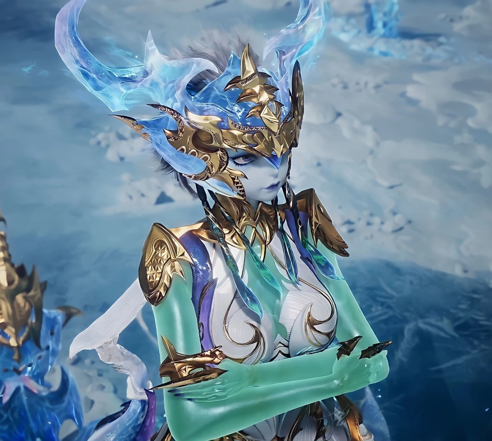 Băng Đế ngầu lạnh lùng ánh mắt đầy uy áp