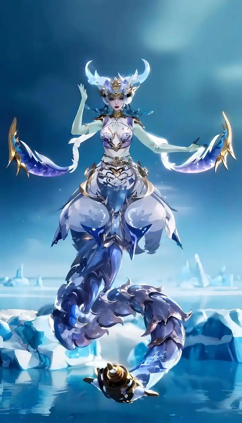 Avatar Băng Đế thể hiện thần thái nữ vương băng