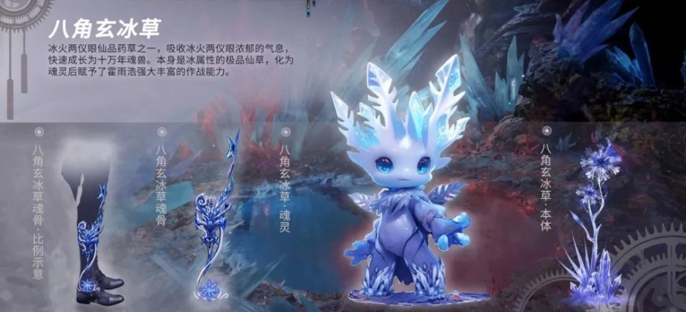 Bát Giác Huyền Băng Thảo tiên thảo quý hiếm vô song