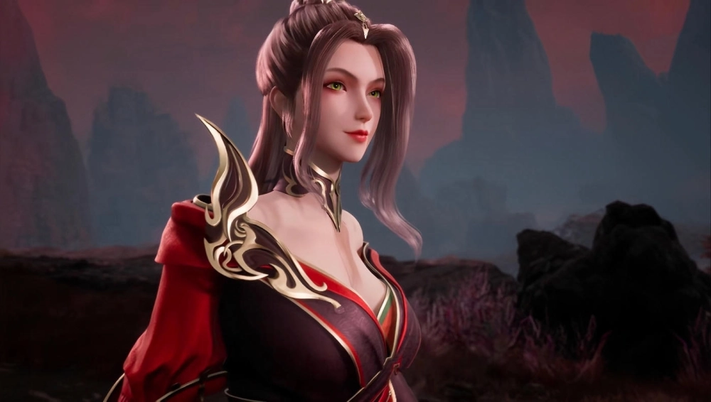 Cấm Khu Chi Chủ 3d trắng tinh khôi trong khung cảnh thần tiên