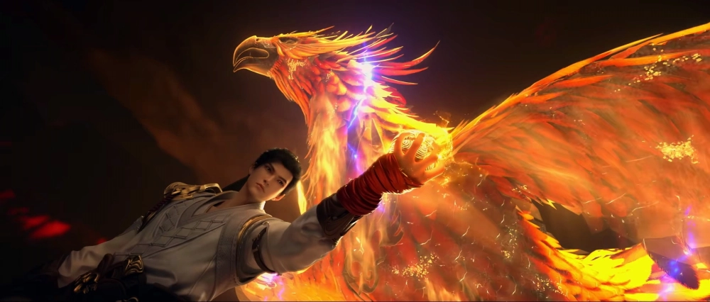 Sức mạnh Côn Bằng Tử thể hiện qua đôi cánh khổng lồ