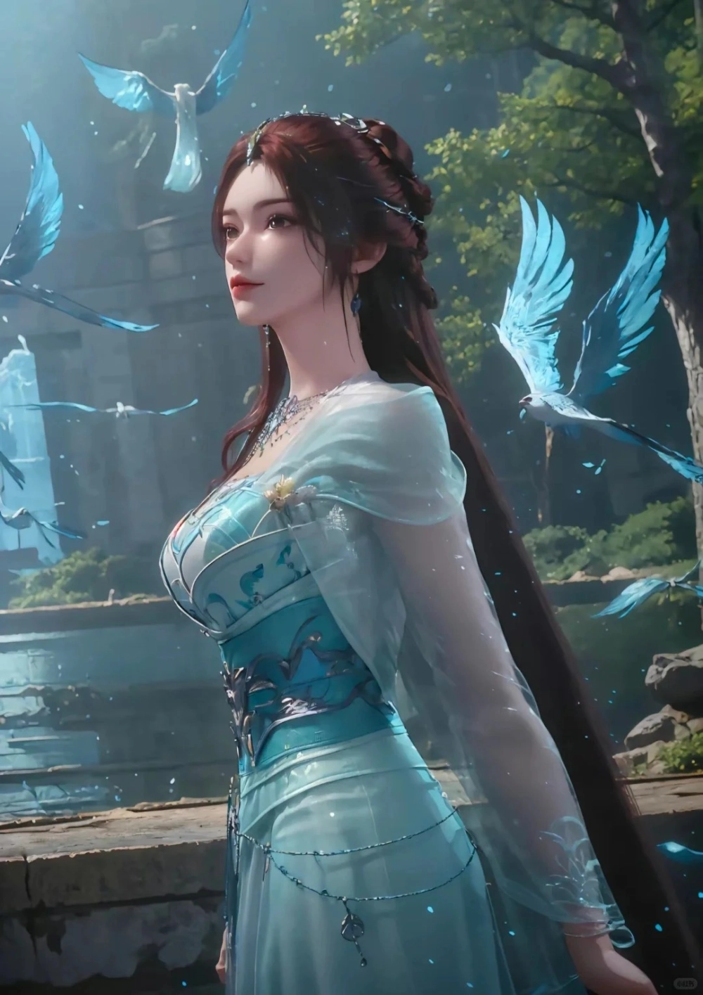 Hình ảnh Diệp Khuynh Tiên đến từ tương lai với vẻ đẹp ảo diệu