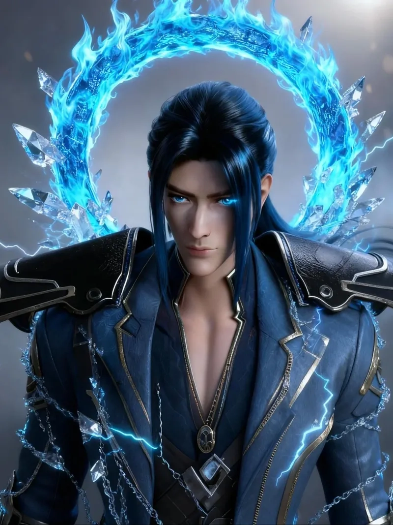 Trong Đấu Phá Thương Khung Hải Ba Đông mang khí chất băng hoàng