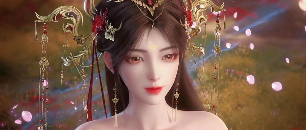 Vẻ đẹp Hỏa Linh Nhi hoạt hình với mái tóc đỏ rực rỡ