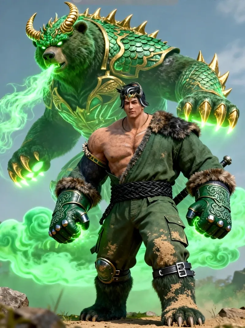 Nhân vật Hùng Chiến gây tò mò với khí chất mạnh mẽ