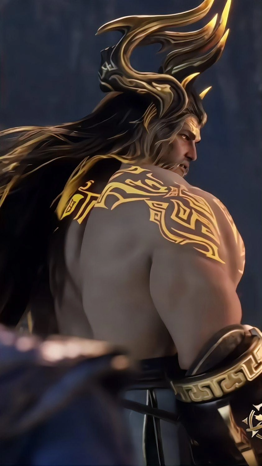 Ảnh Huyền Lão toát lên thần thái mạnh mẽ đầy quyền uy