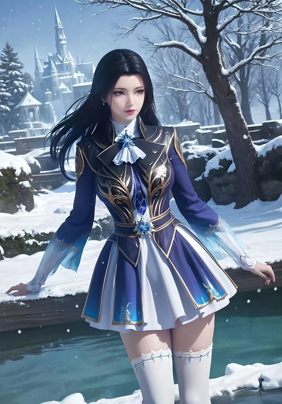 Ảnh Lăng Lạc Thần ghi lại thần thái lạnh lùng