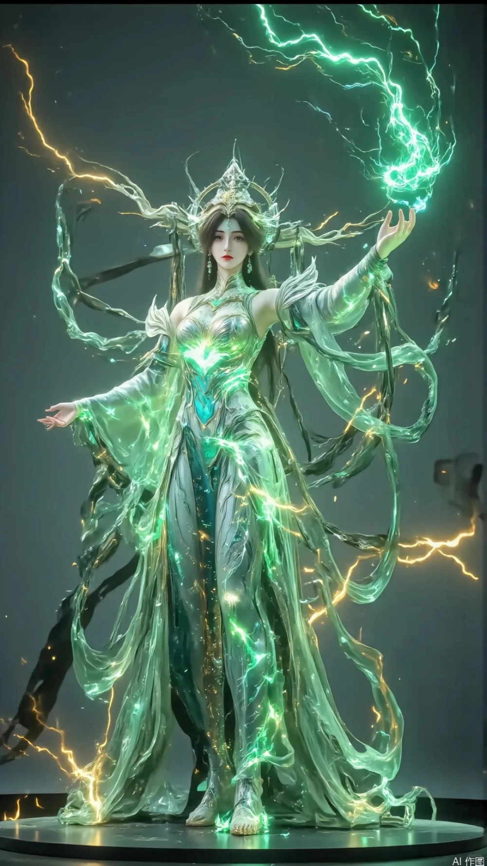 Vẻ đẹp thoát tục của Liễu Thần trong sương mờ ảo mộng