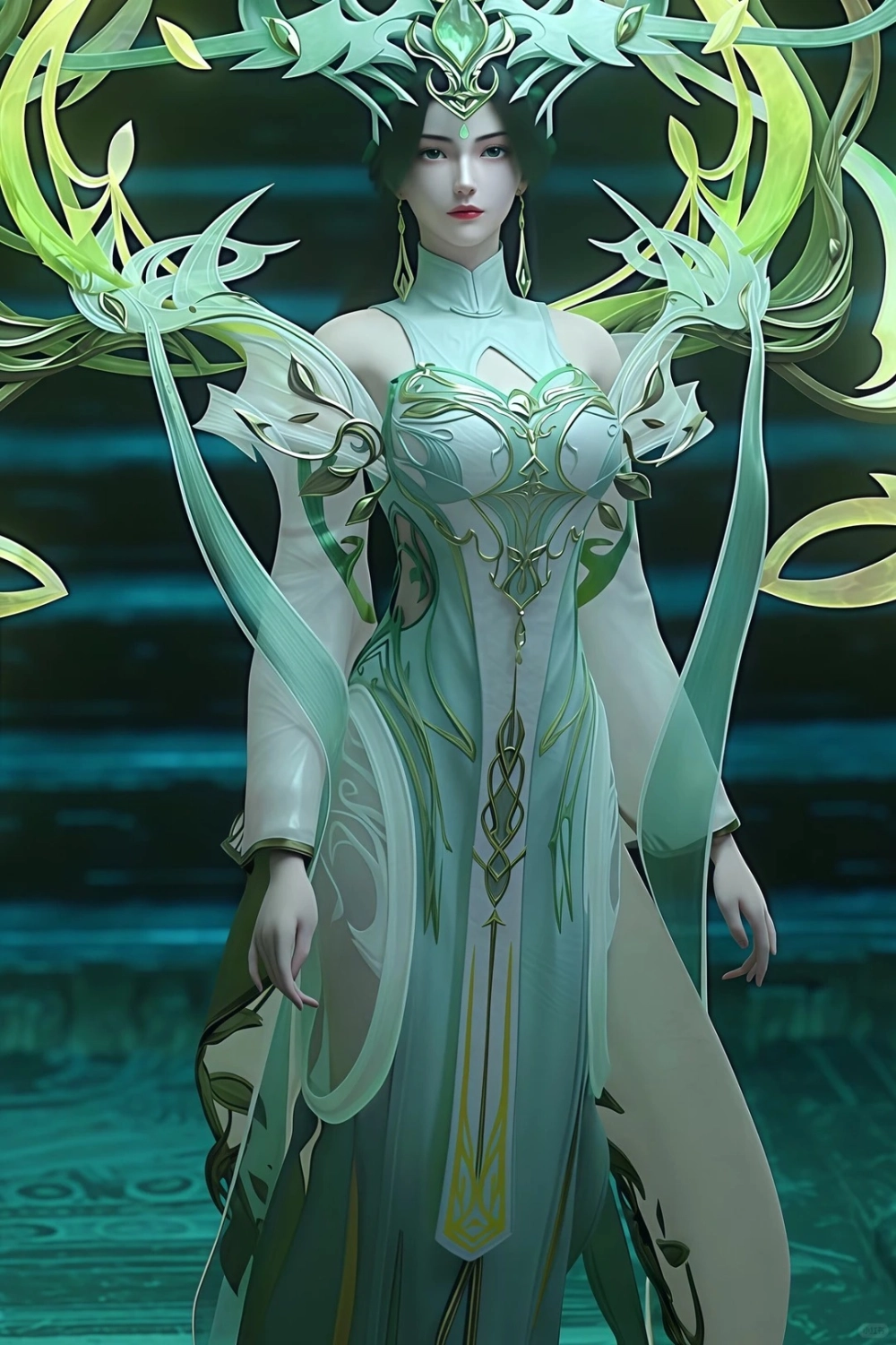 Ảnh Liễu Thần phong cách AI đầy sáng tạo và nghệ thuật
