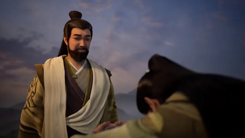 Cảnh Lý Hóa Nguyên và Hàn Lập trò chuyện