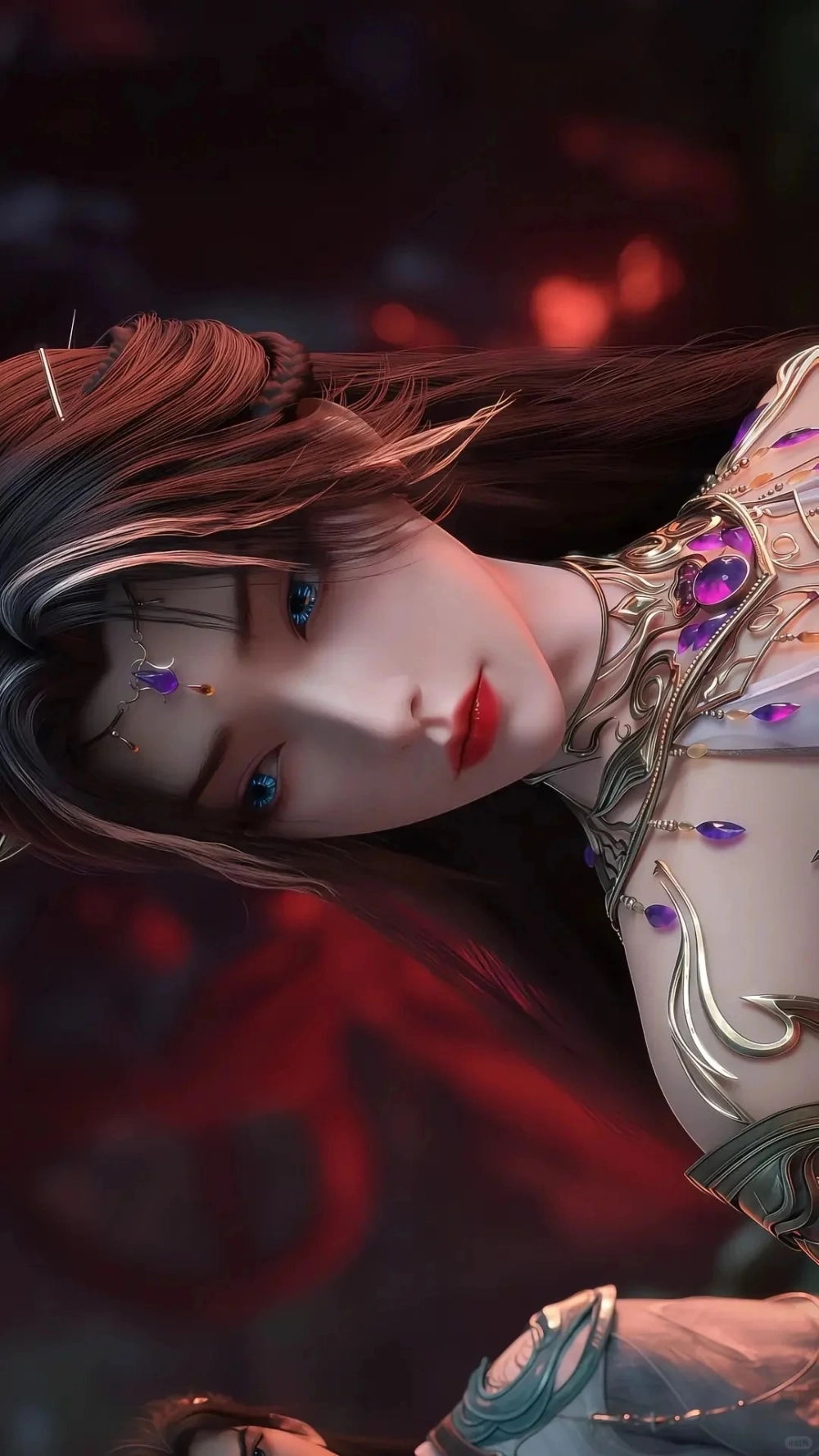 Ma Nữ mặc váy đen cực ngầu trong phim hoạt hình