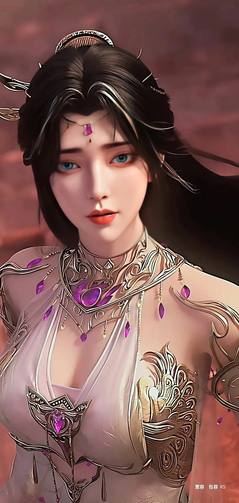 Ma Nữ Thế Giới Hoàn Mỹ 3d trong tư thế chiến đấu