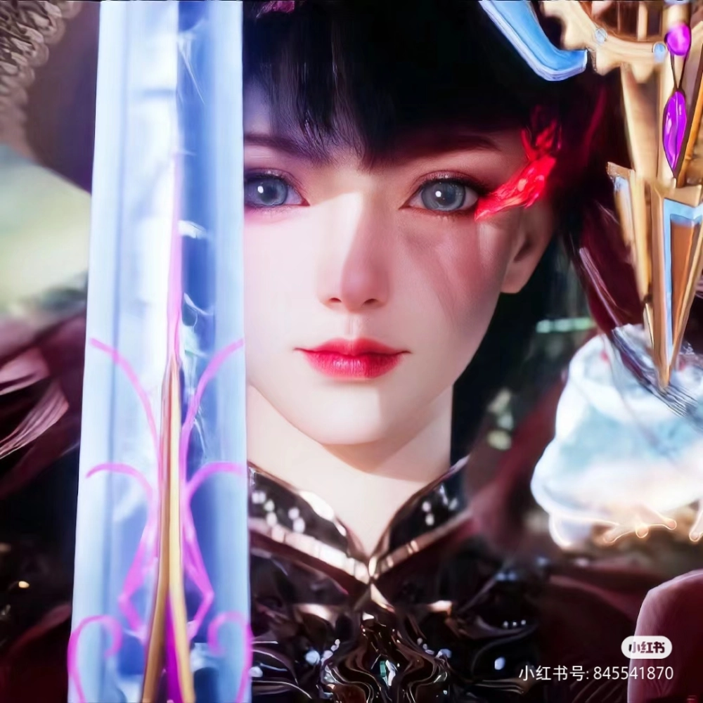 Mộng Hồng Trần tóc trắng nổi bật vẻ đẹp huyền bí