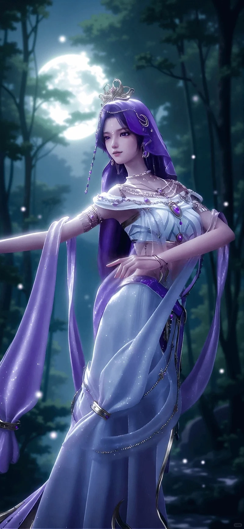 Thưởng thức Nguyệt Dạ anime cực chất và sống động