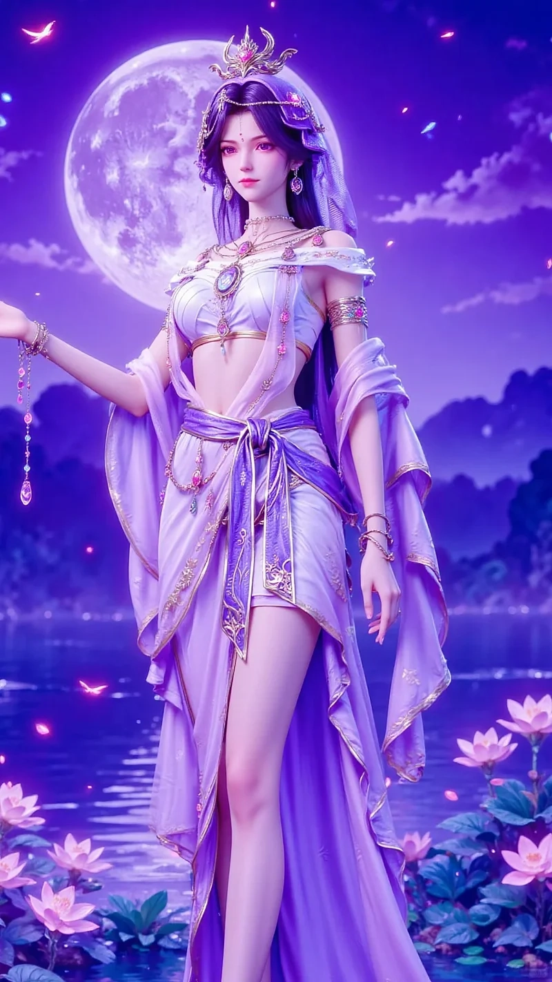 Ngắm nhìn Hình Nguyệt Dạ đẹp cuốn hút mọi ánh nhìn