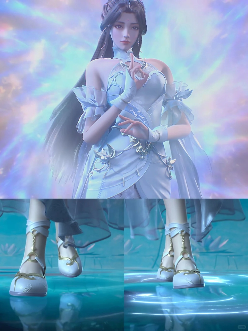 Cận cảnh đôi mắt và vẻ đẹp lạnh lùng của Nguyệt Thiền