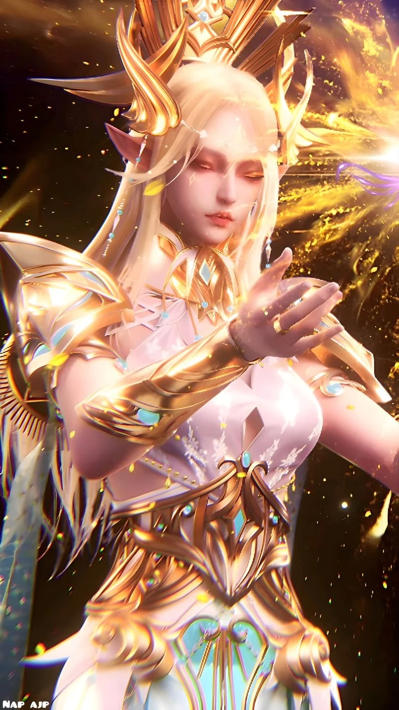Ngắm chi tiết Nữ Thần Ánh Sáng hoạt hình sinh động