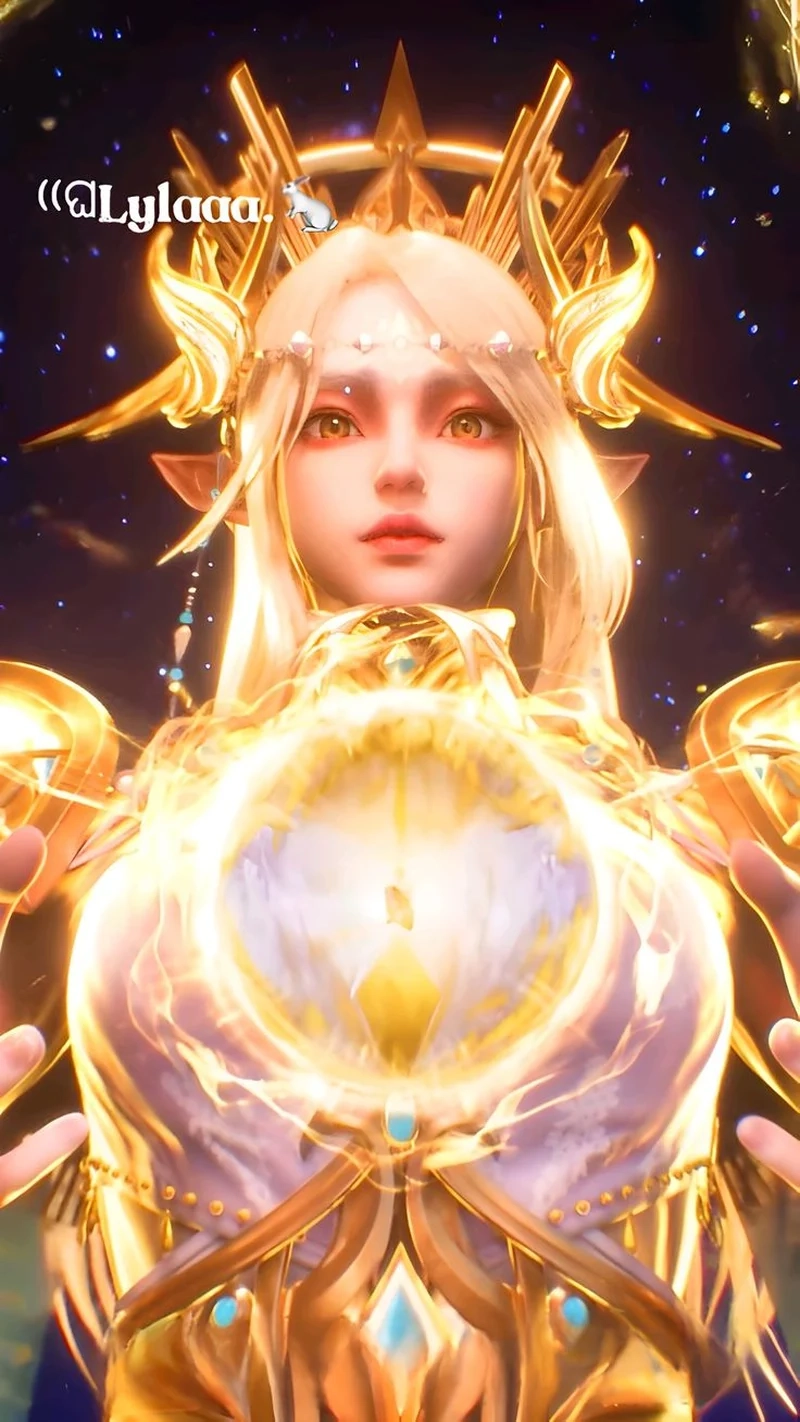 Thưởng thức hiệu ứng Nữ Thần Ánh Sáng 3d chân thực