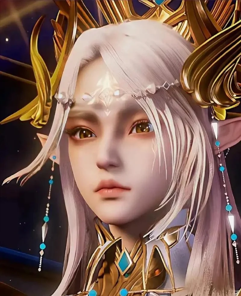 Đắm chìm trong Nữ Thần Ánh Sáng minh họa tuyệt đẹp