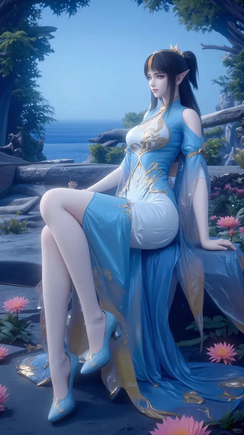 Trong truyện tranh Phượng Thanh Nhi được khắc họa rất đẹp