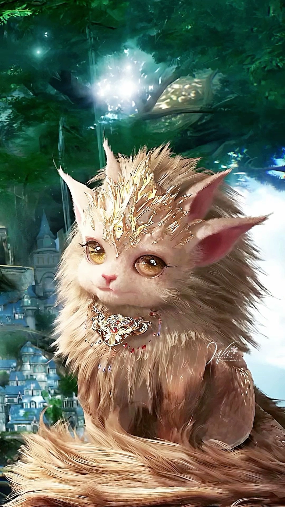 Ảnh Tam Nhãn Kim Nghê ghi lại khí chất đế vương