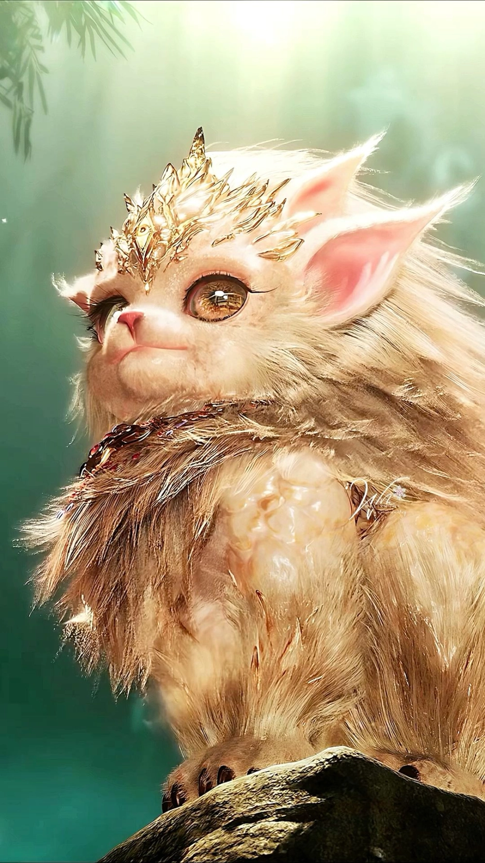 Tam Nhãn Kim Nghê đẹp rực rỡ mang khí tức thần thú