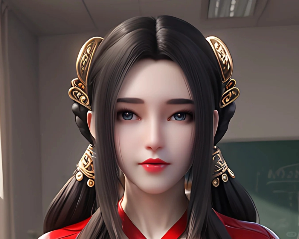 Ảnh Tần Di Ninh 3D xinh đẹp với trang phục tiên tử thanh nhã