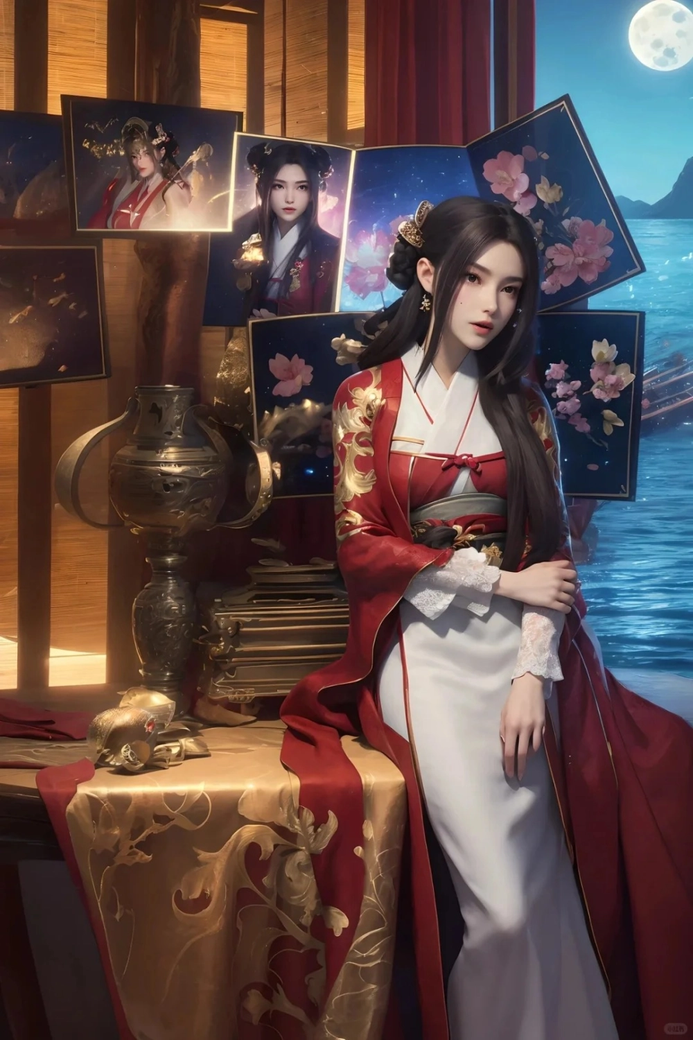 Tần Di Ninh và Thạch Tử Lăng trong khung cảnh Bất Lão Sơn thơ mộng