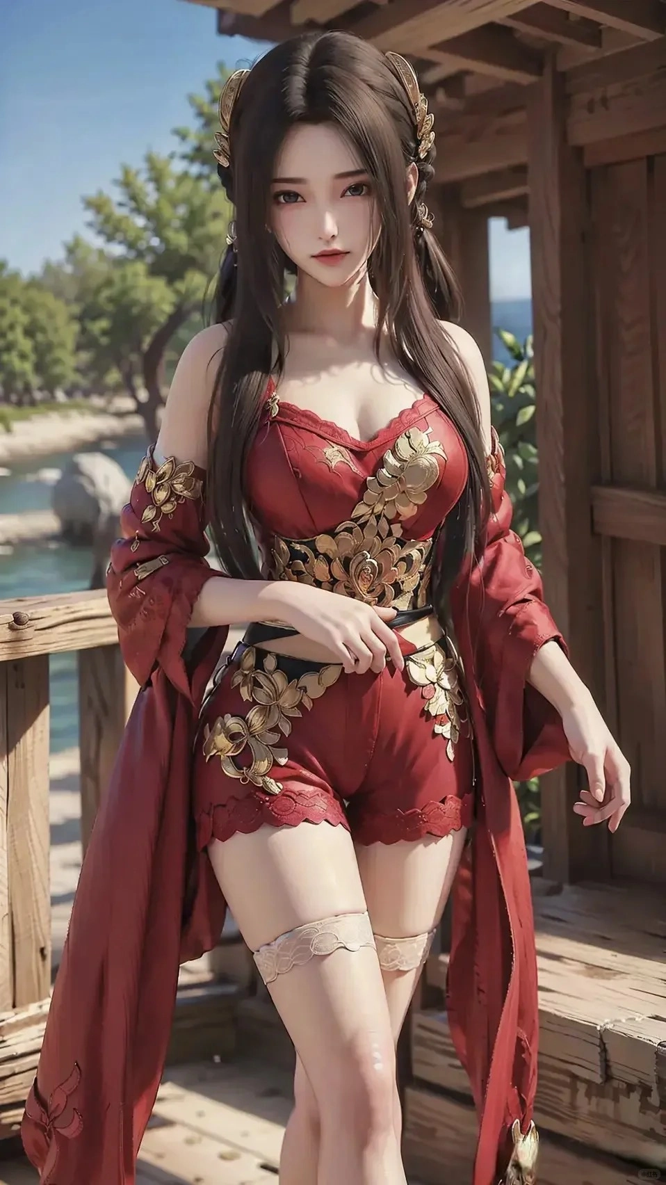 Vẻ đẹp Tần Di Ninh hoạt hình 3D với phong cách quý phái