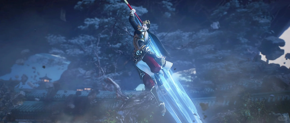 Thạch Nghị trong trang phục chiến bào lộng lẫy