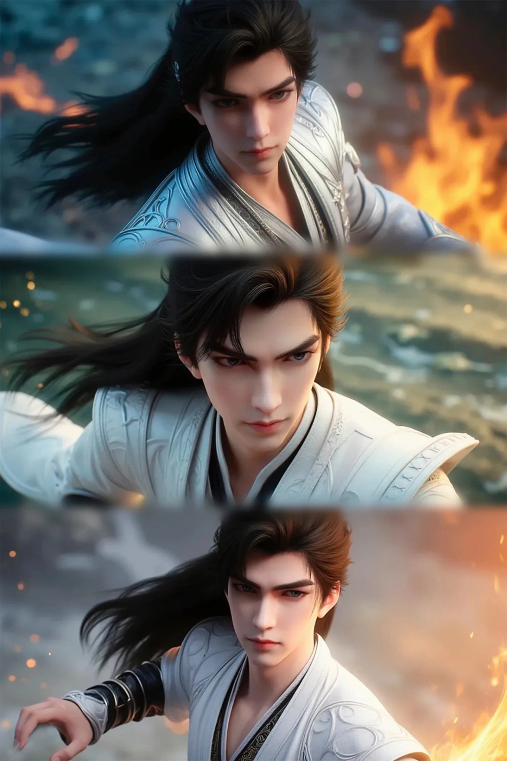 Ảnh chụp màn hình Thạch Tử Lăng trong trận chiến đẫm máu