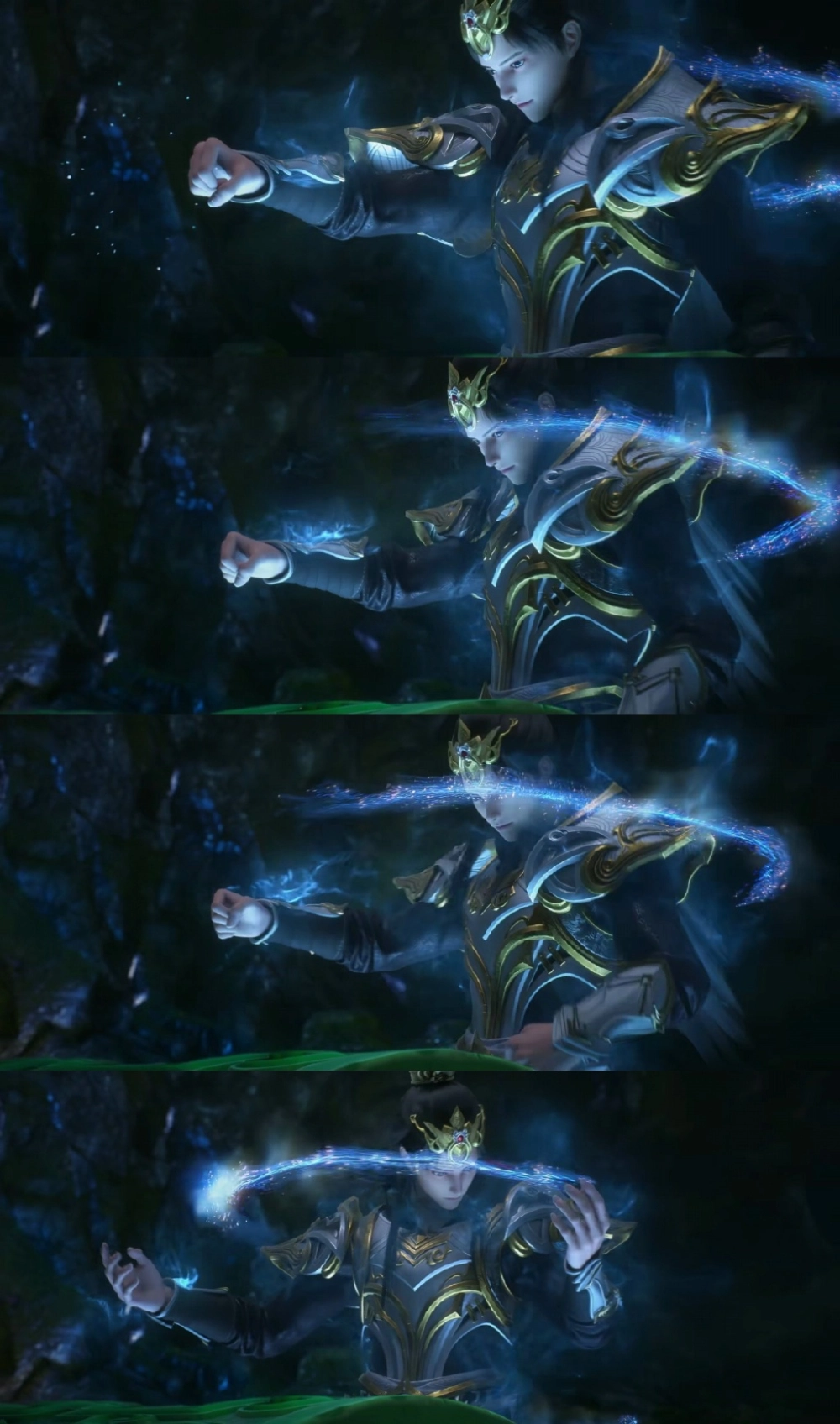 Thạch Uyên đứng giữa lầu các của Vũ vương phủ thâm nghiêm