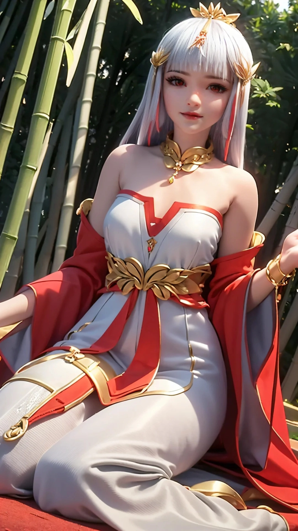 Chân dung Thái Âm Ngọc Thố siêu nét nhìn trực diện