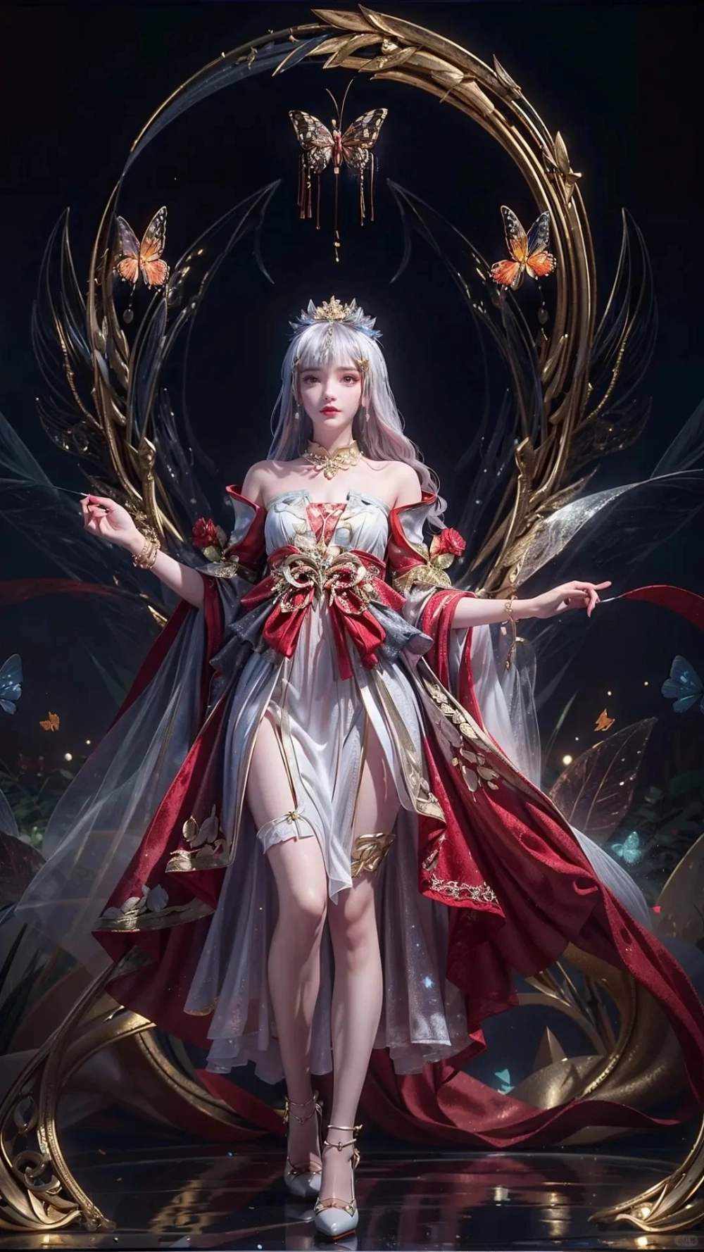 Vẻ đẹp nhỏ nhắn của Thái Âm Ngọc Thố dưới tán hoa đào