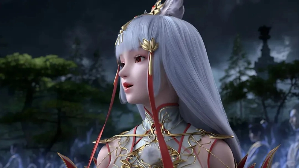 Trang phục Thái Âm Ngọc Thố hoạt hình màu hồng phấn