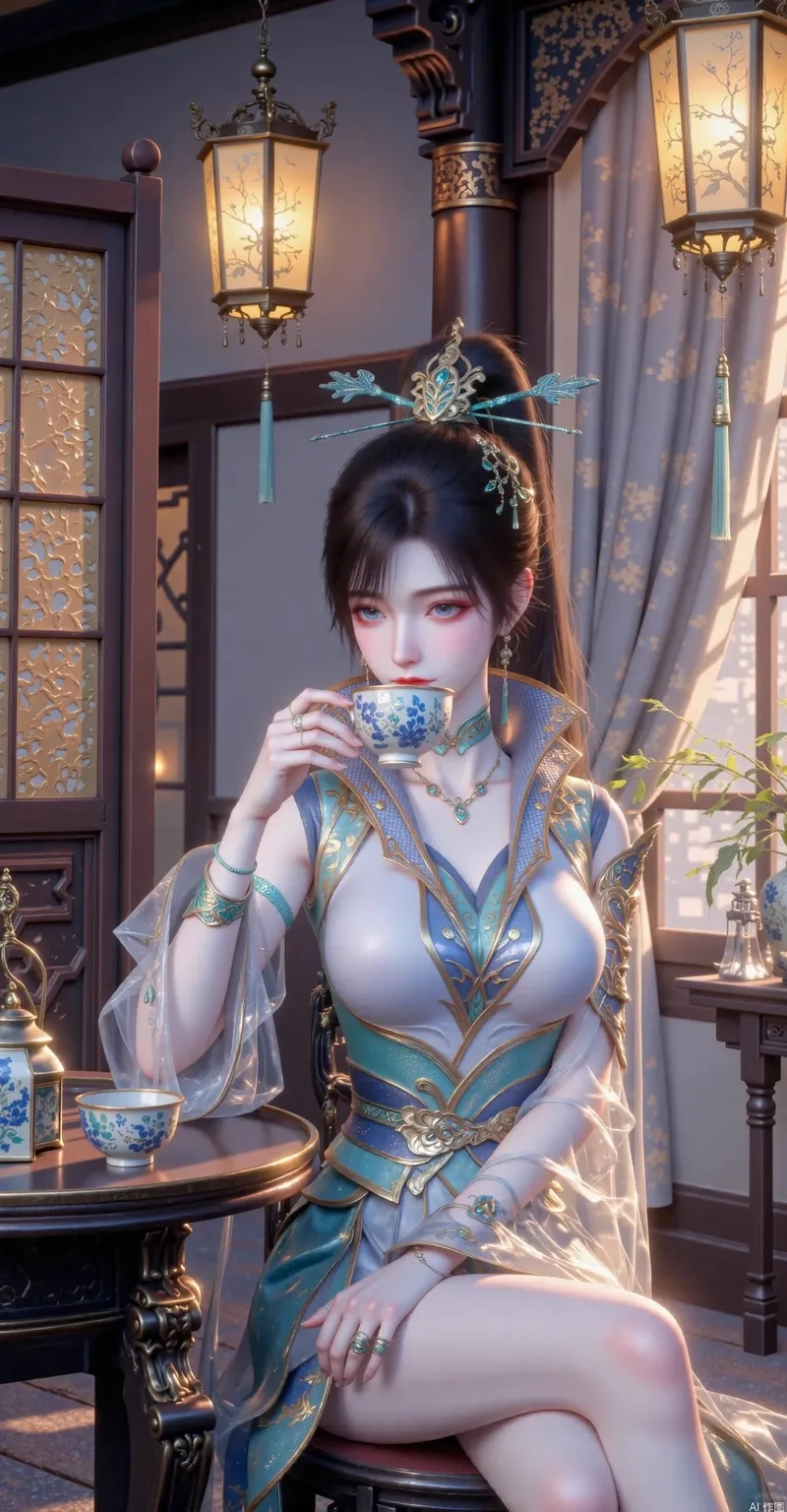 Đôi mắt Thanh Lân dị đồng tử thể hiện năng lực đặc biệt