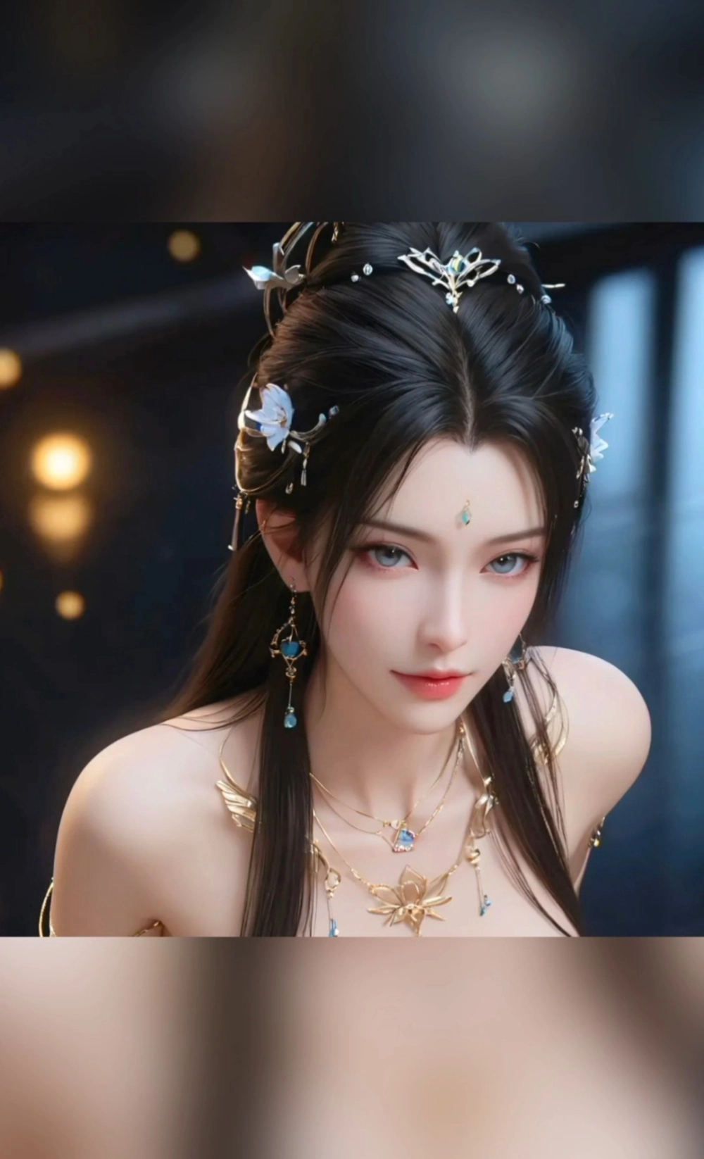 Ảnh Thanh Y 3d thoát tục giữa khung cảnh mờ ảo