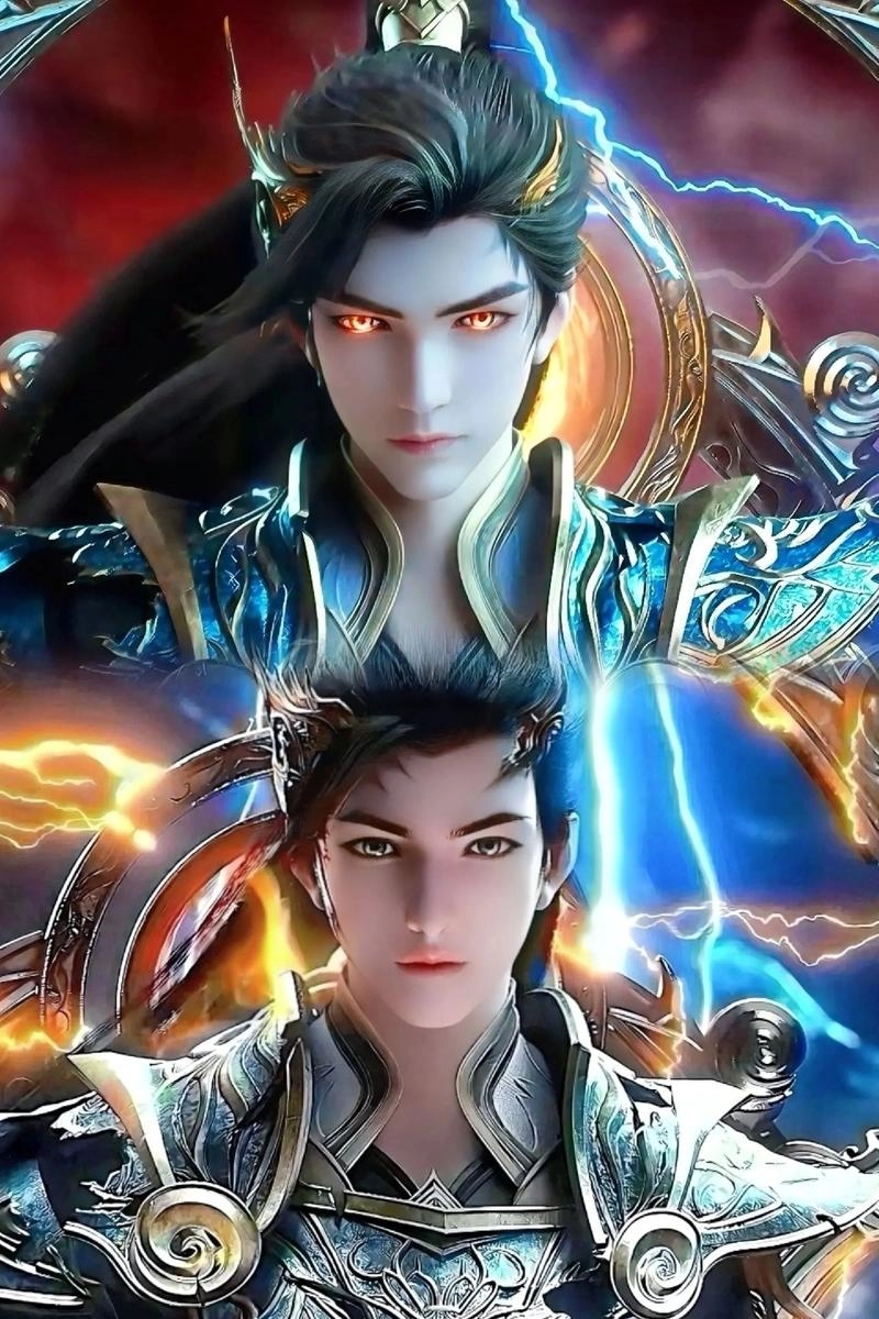 Tạo hình Thương Đế hoạt hình với đôi mắt rực lửa