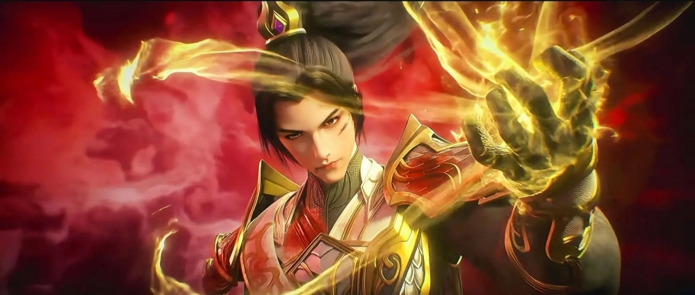 Thương Đế Chuẩn Tiên Đế 3d với hào quang hắc ám