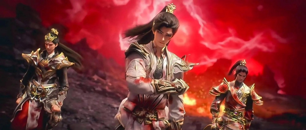 Thương Đế ở cuối đê hạ nhìn xuống chúng sinhTạo hình Thương Đế hoạt hình chi tiết đến từng sợi tóc