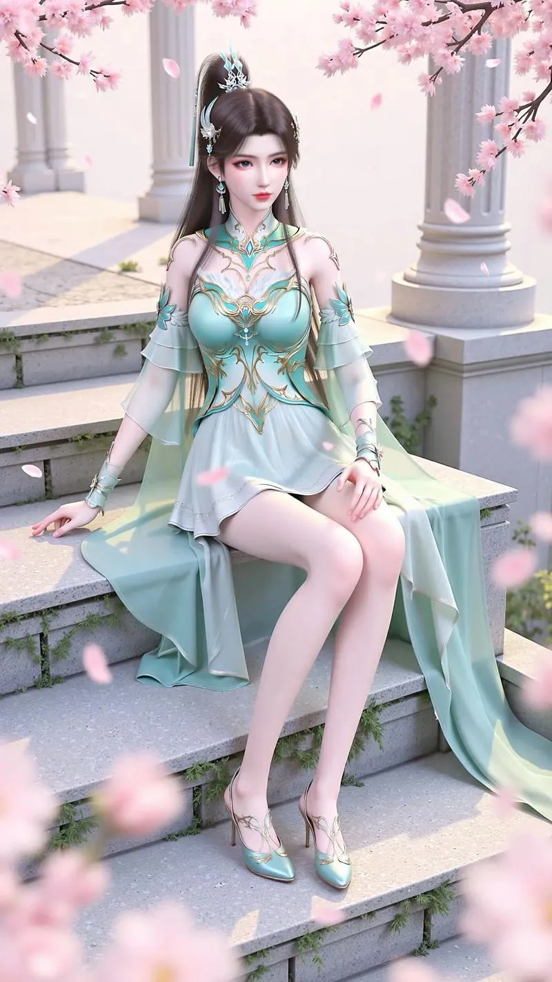 Hình ảnh Tiêu Huân Nhi Đấu Phá Thương Khung đầy cuốn hút