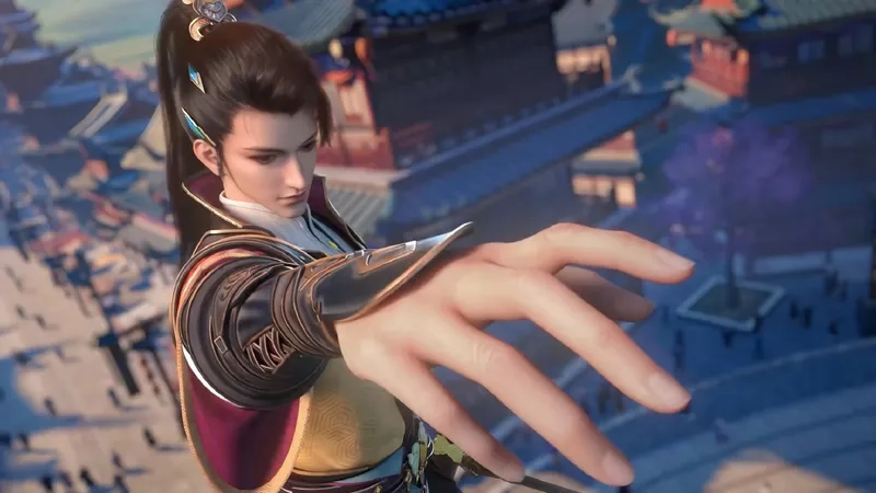 Tạo hình mạnh mẽ khi Tiêu Lệ anime xuất hiện