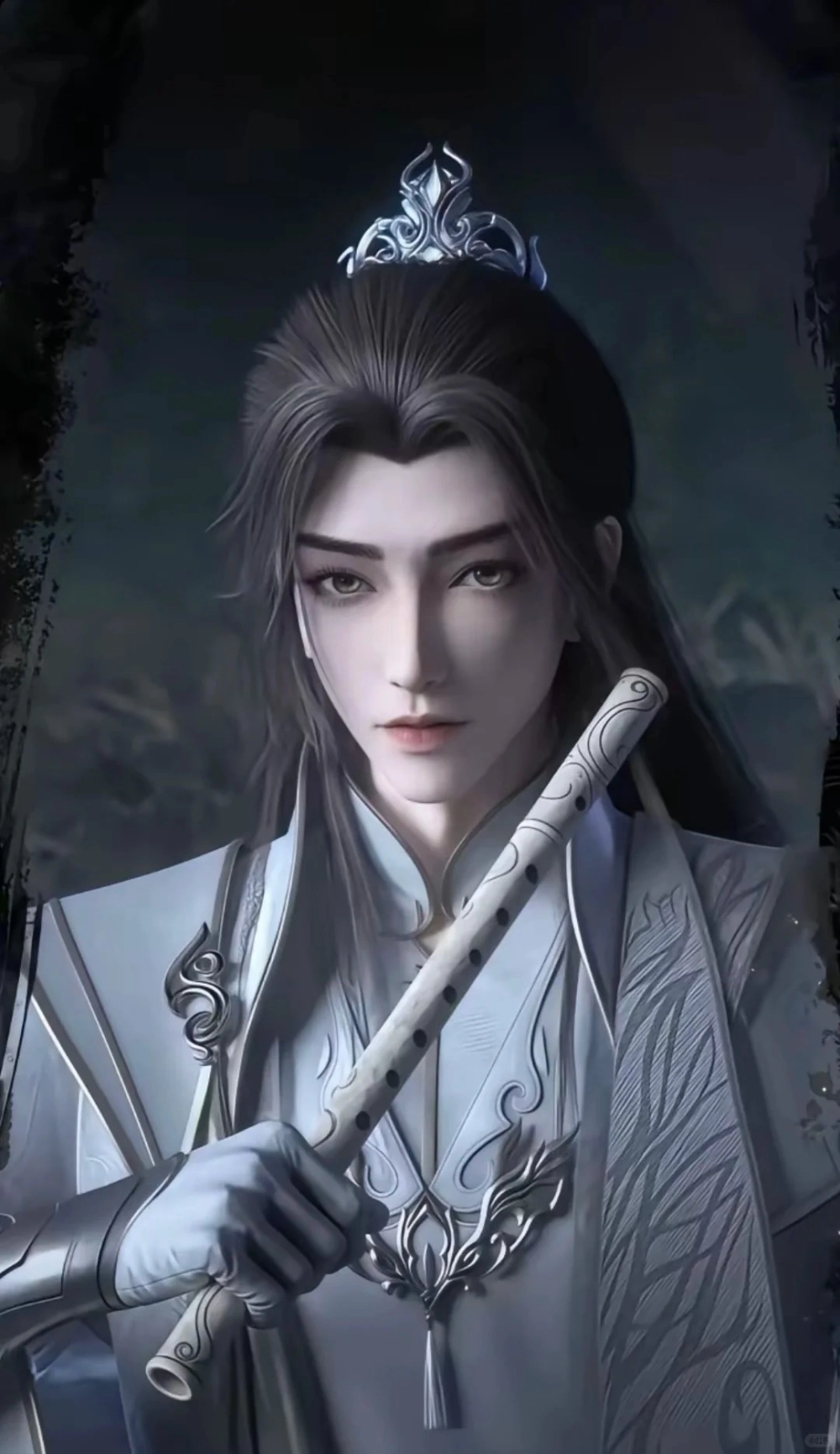 Vẻ đẹp của Tiêu Thiên tóc xanh 3d nổi bật