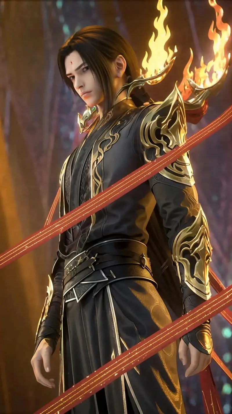 Tạo hình Tiêu Viêm anime sống động đầy nhiệt huyết