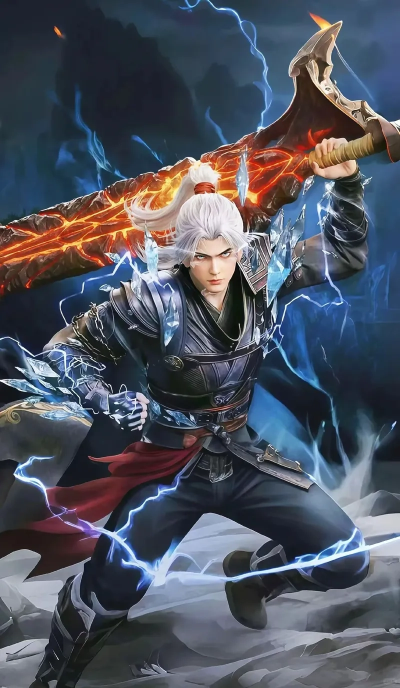 Hình ảnh Tiêu Viêm Dược Trần mang khí chất tông sư