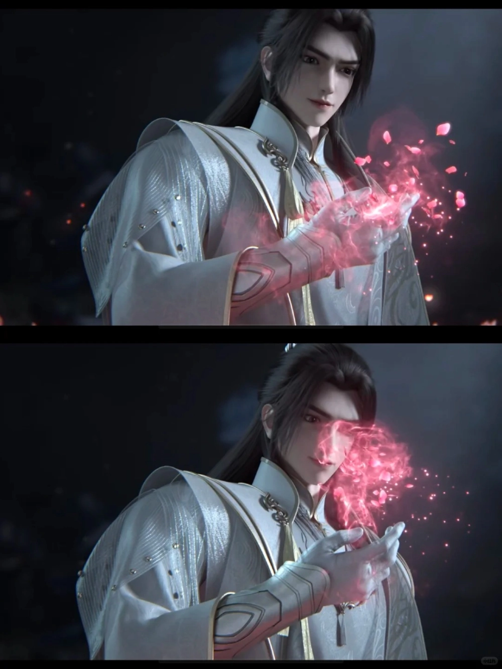 Vẻ đẹp lạnh lùng của Trích Tiên trong bộ áo bào đen