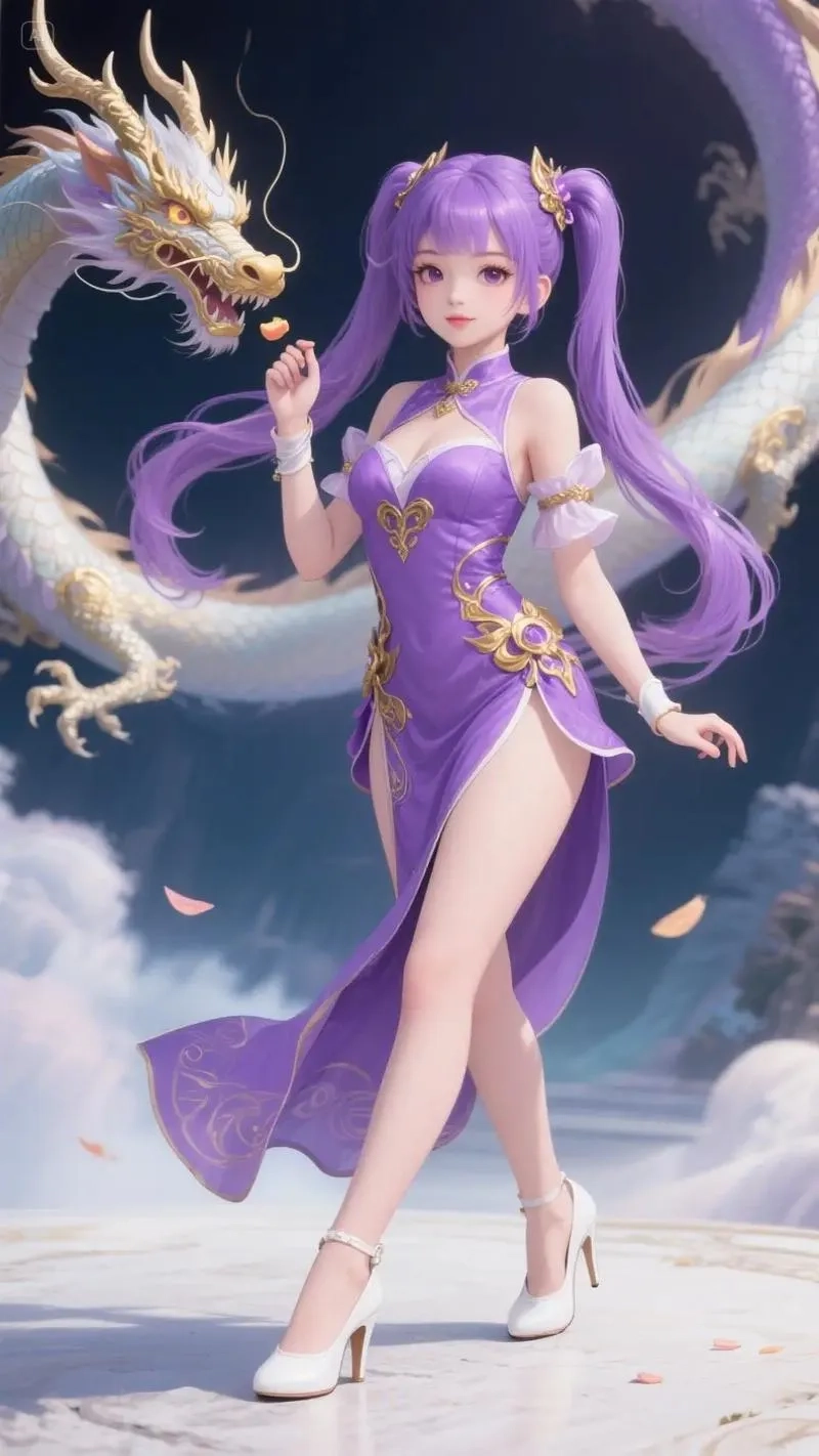 Tạo hình Tử Nghiên anime chuẩn phong cách Hoa