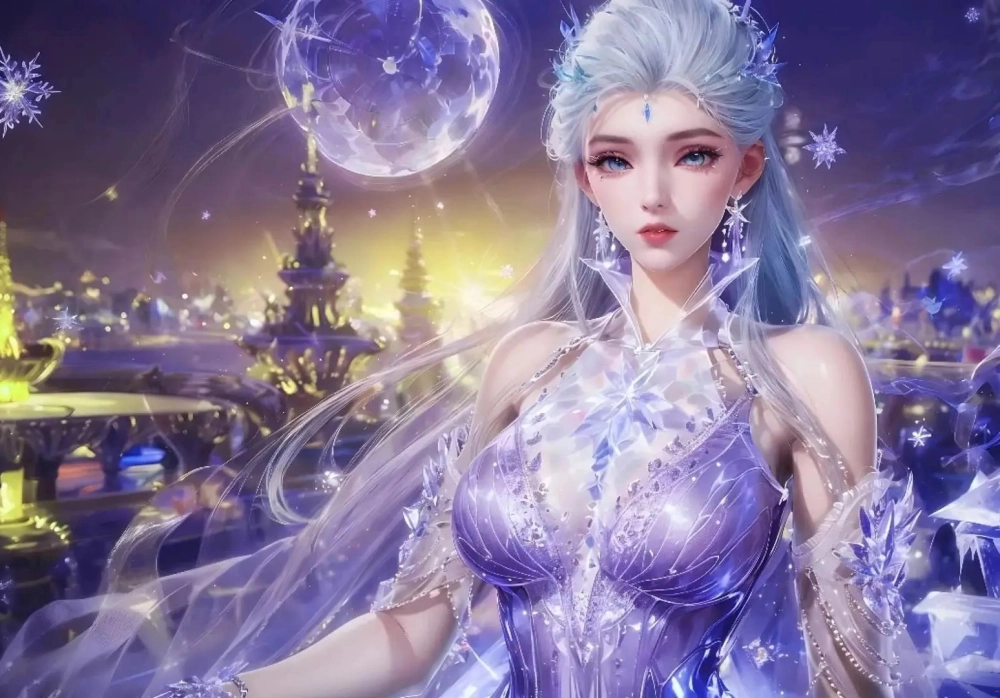 Tuyết Đế đẹp thuần khiết giữa băng tuyết vĩnh hằng